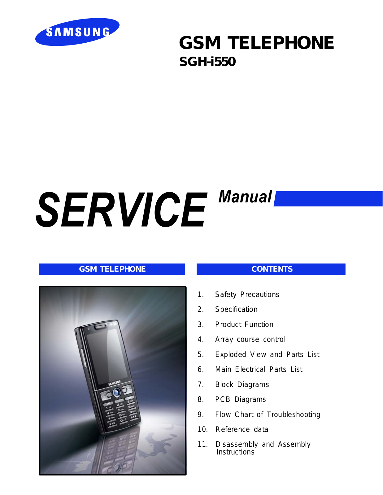 Samsung SGH-i550 Service Manual