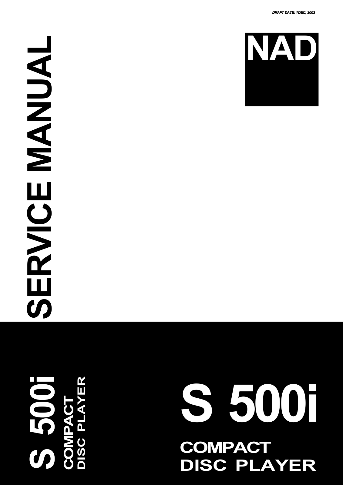 NAD S-500-I Service manual