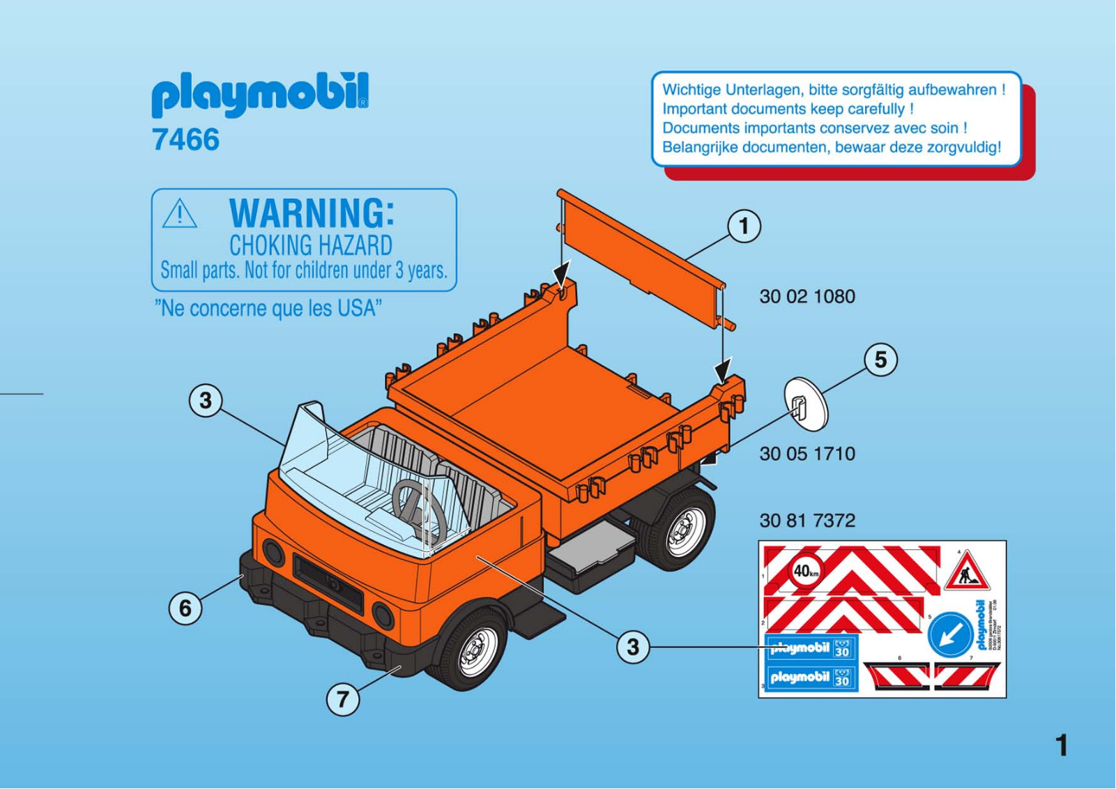 Playmobil 7466 Instructions