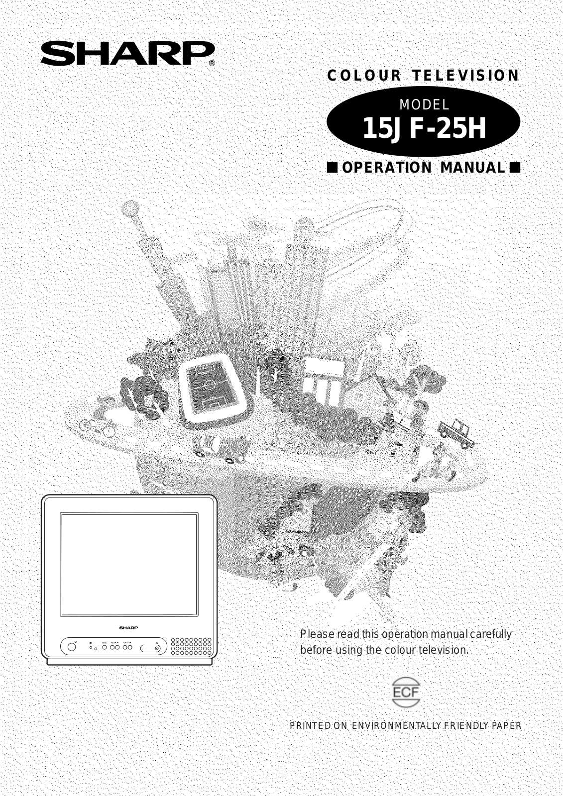 Sharp 15JF-25H Operating Manual