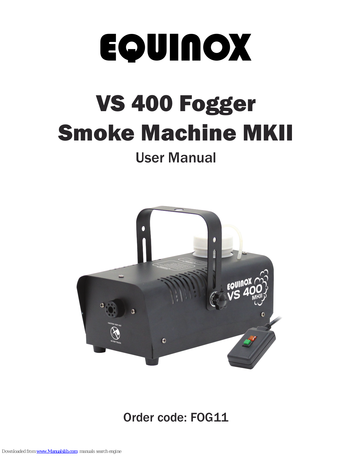 Equinox Systems VS400 User Manual - ManualMachine.com