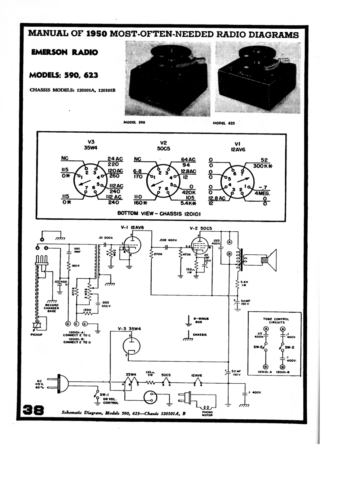 Emerson 590 Schematic