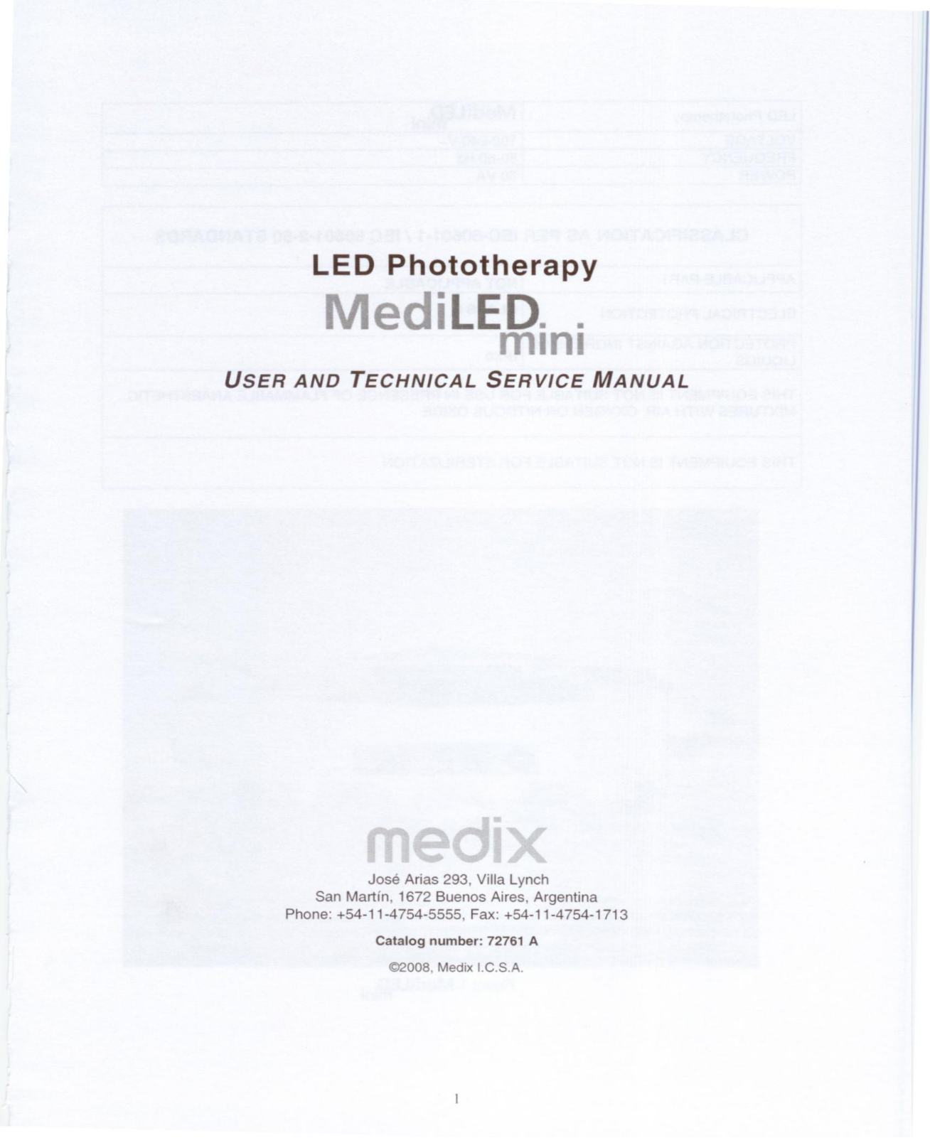 Medix MediLED mini User manual - ManualMachine.com