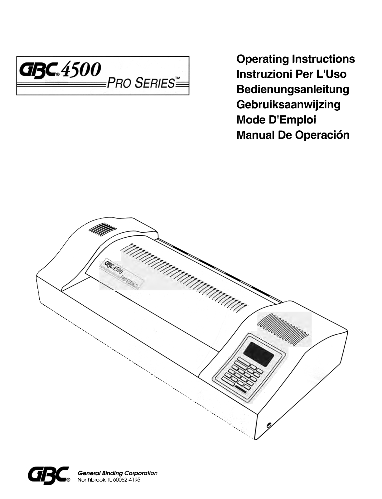 GBC 4500 User Manual