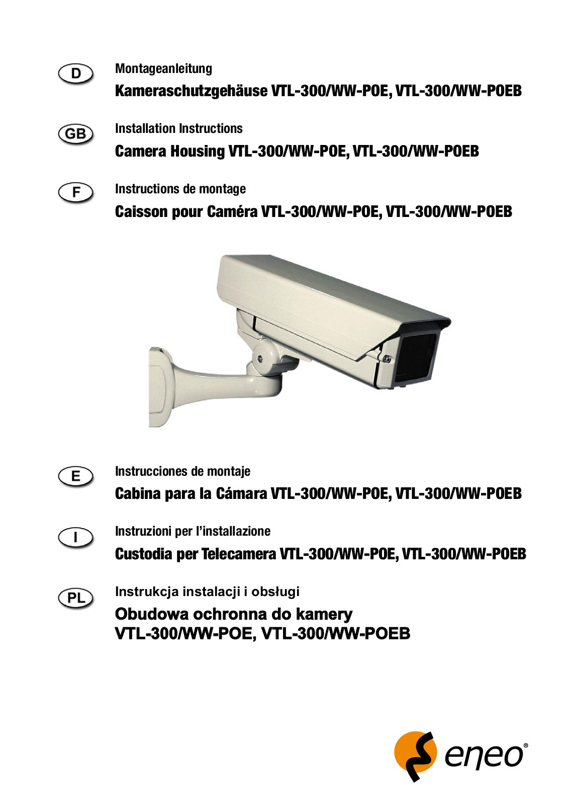 Eneo VTL-300-WW-POEB User Manual