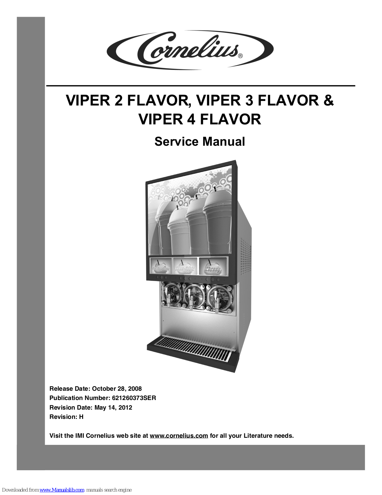 Cornelius VIPER 2 FLAVOR, VIPER 4 FLAVOR, VIPER 3 FLAVOR Service Manual