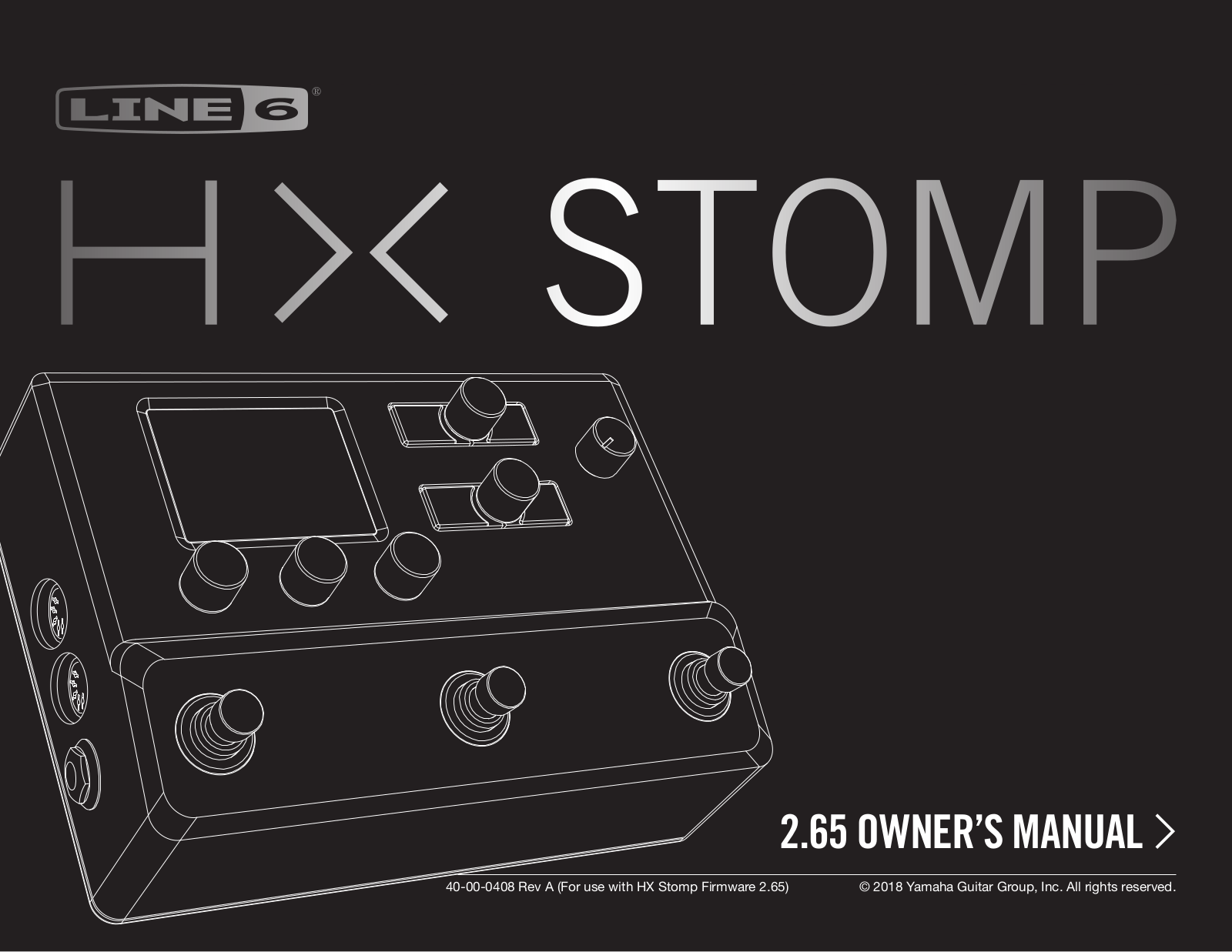 Line 6 HX Stomp Users Manual