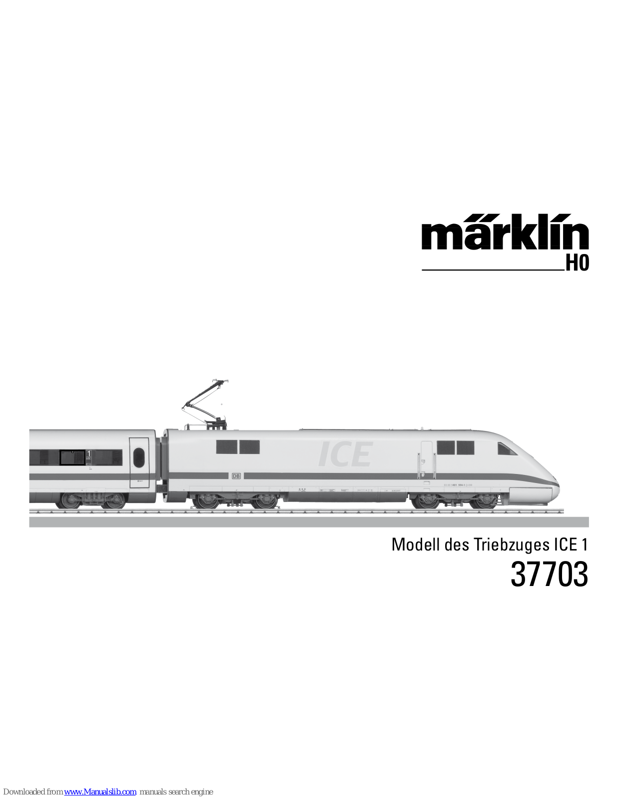 marklin 37703 User Manual