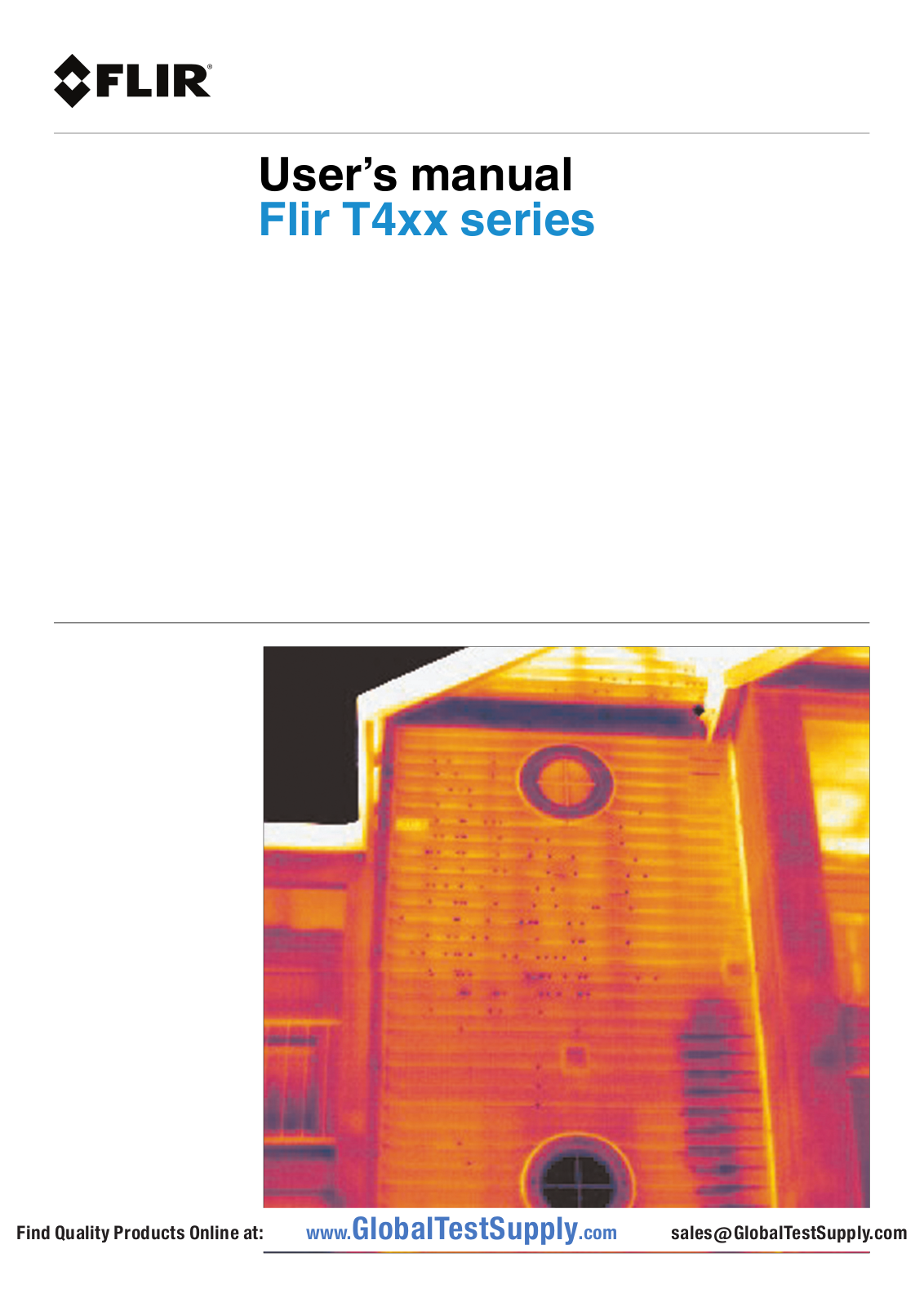 FLIR Systems T420BX User manual