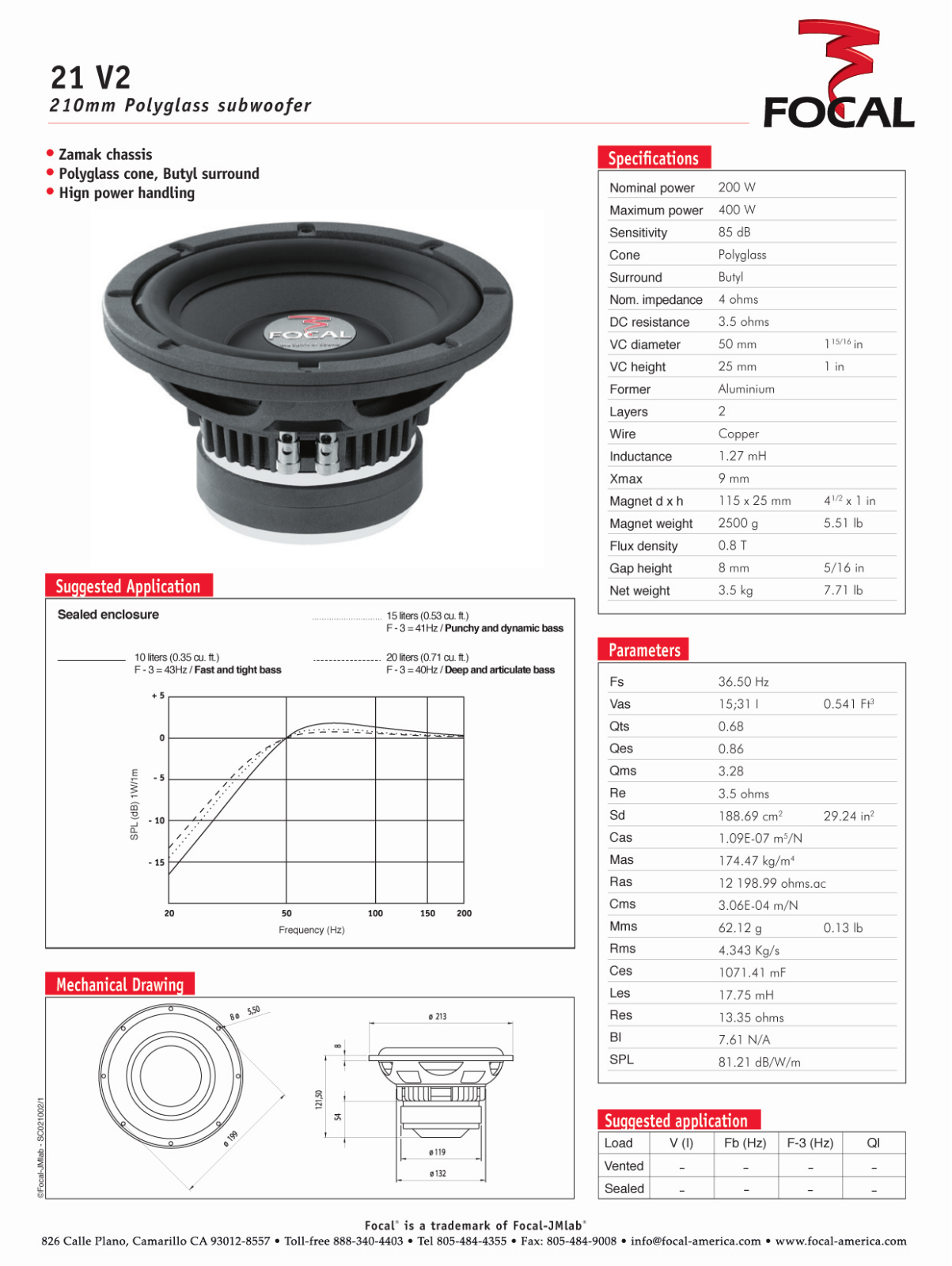 Focal 21 V2 User Manual