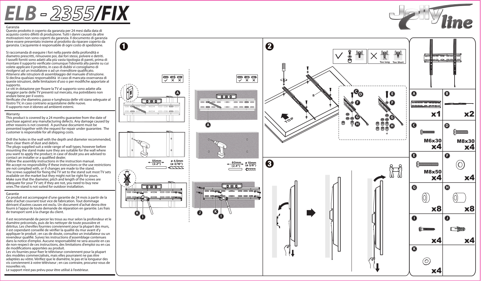 Jolly Line ELB-2355/FIX User guide - ManualMachine.com