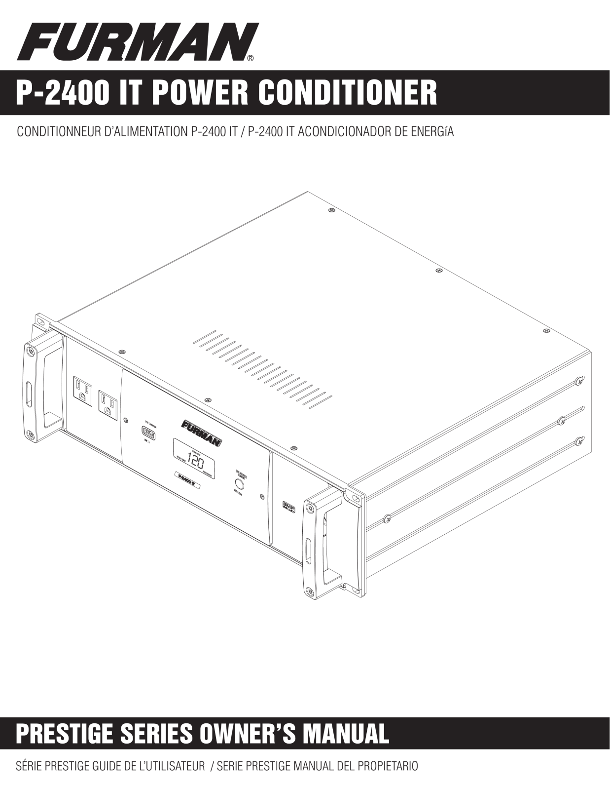 Furman P-2400 IT Users Manual