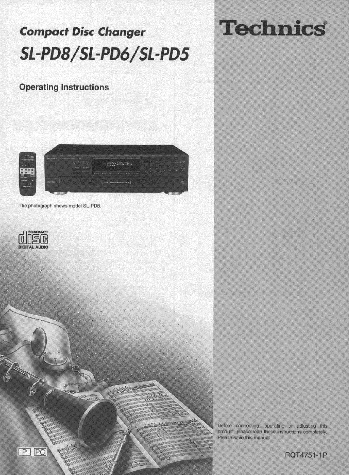 Technics SL-PD-5 Owners Manual