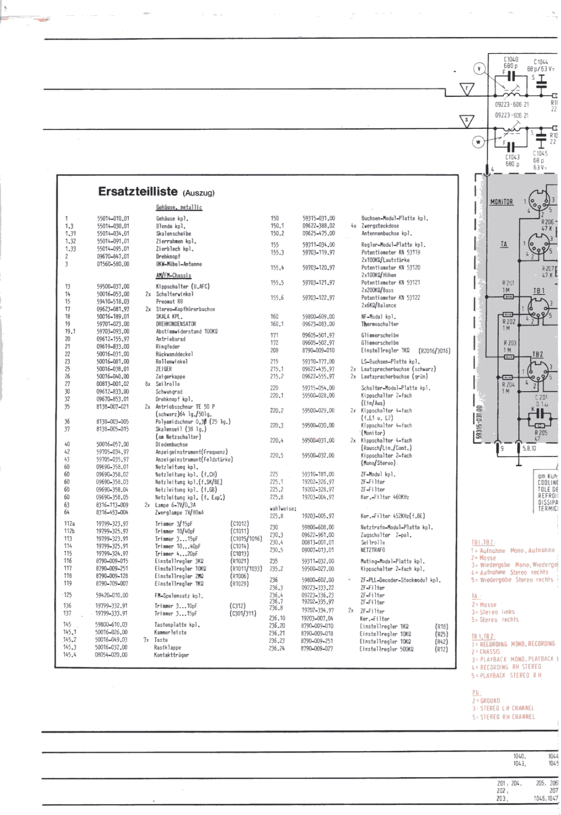 Grundig MV-4-R-25 Schematic