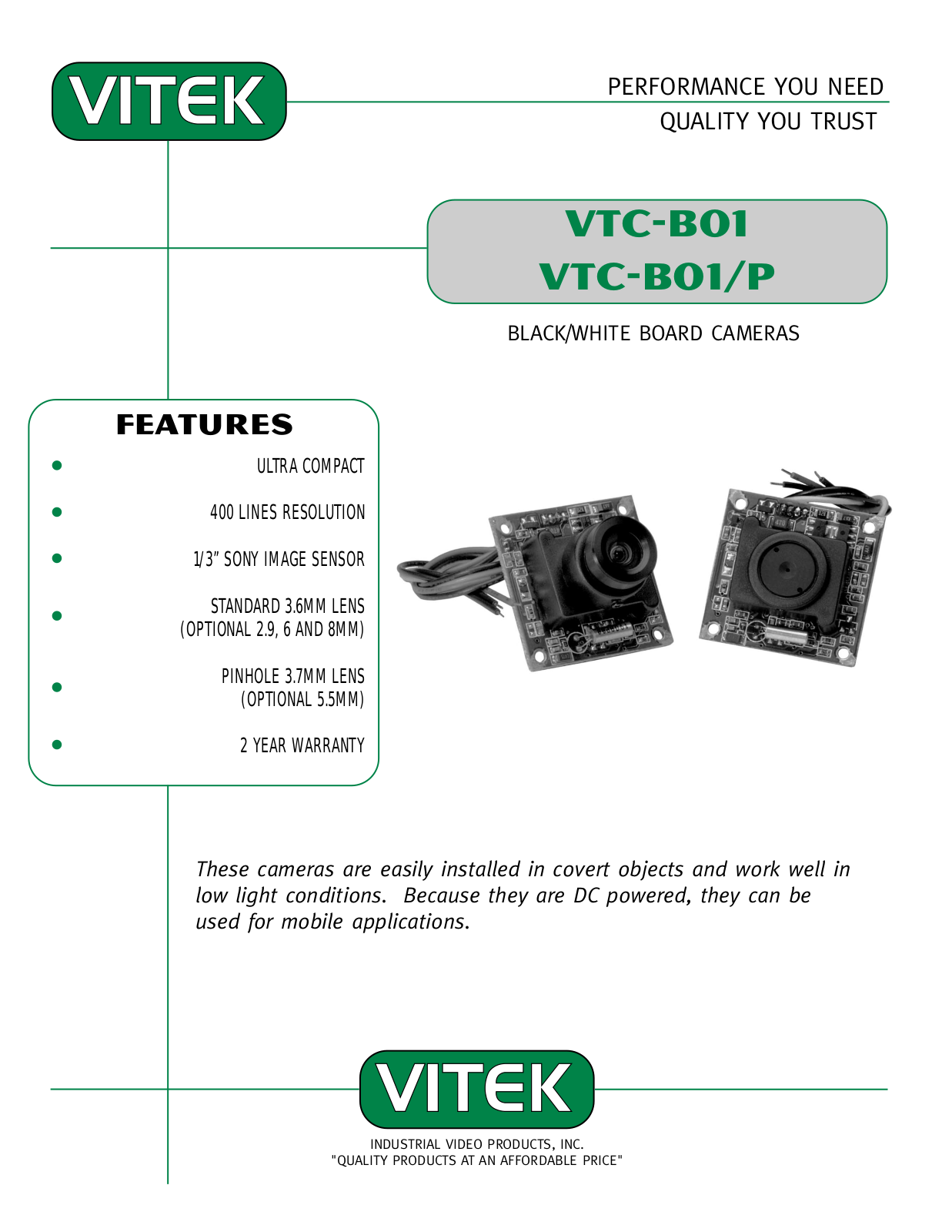 Vitek VTC-B01-P, VTC-B01 User Manual