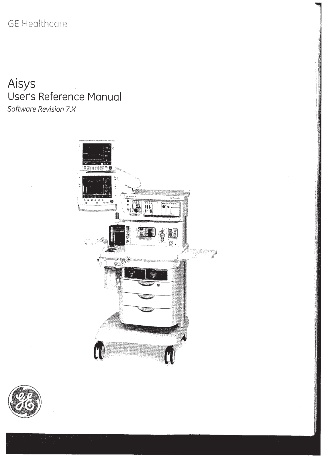 GE Aisys User manual