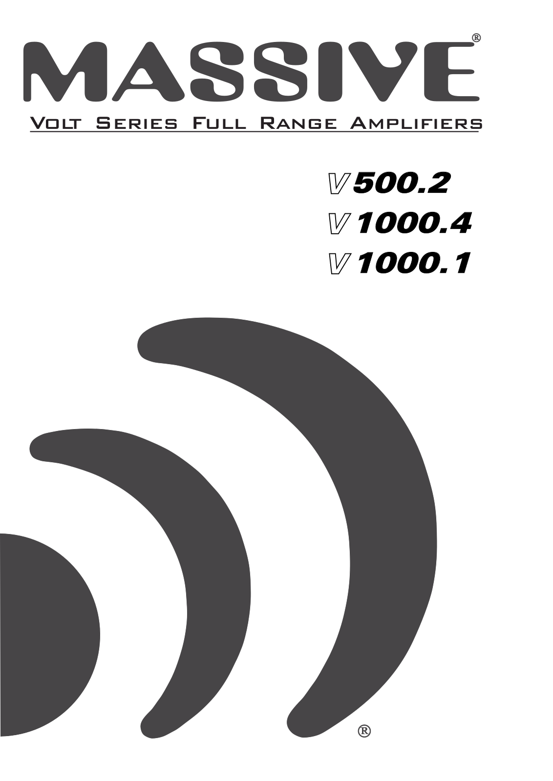 Massive Audio V500.2 Instruction Manual