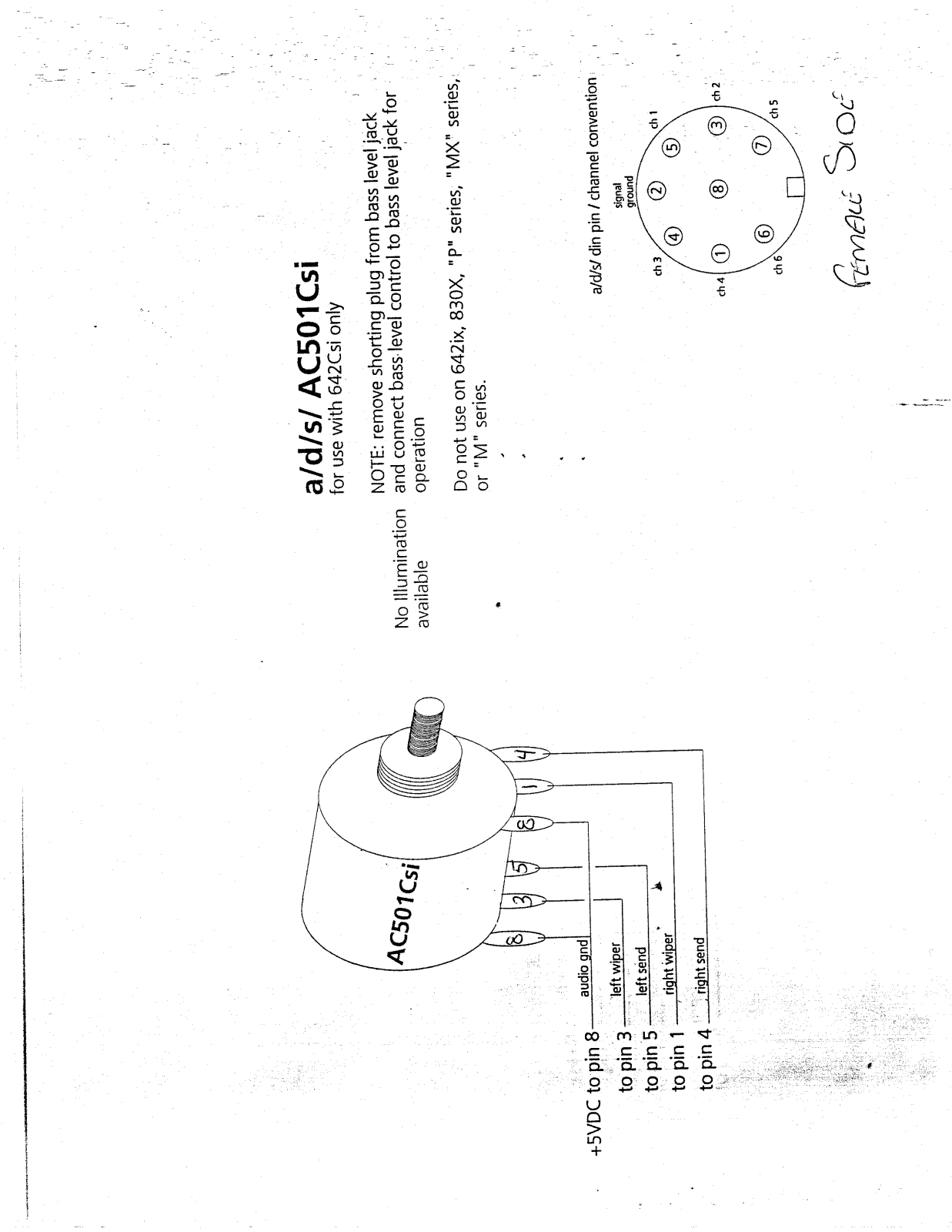 ADS AC501CSi Owner's Manual