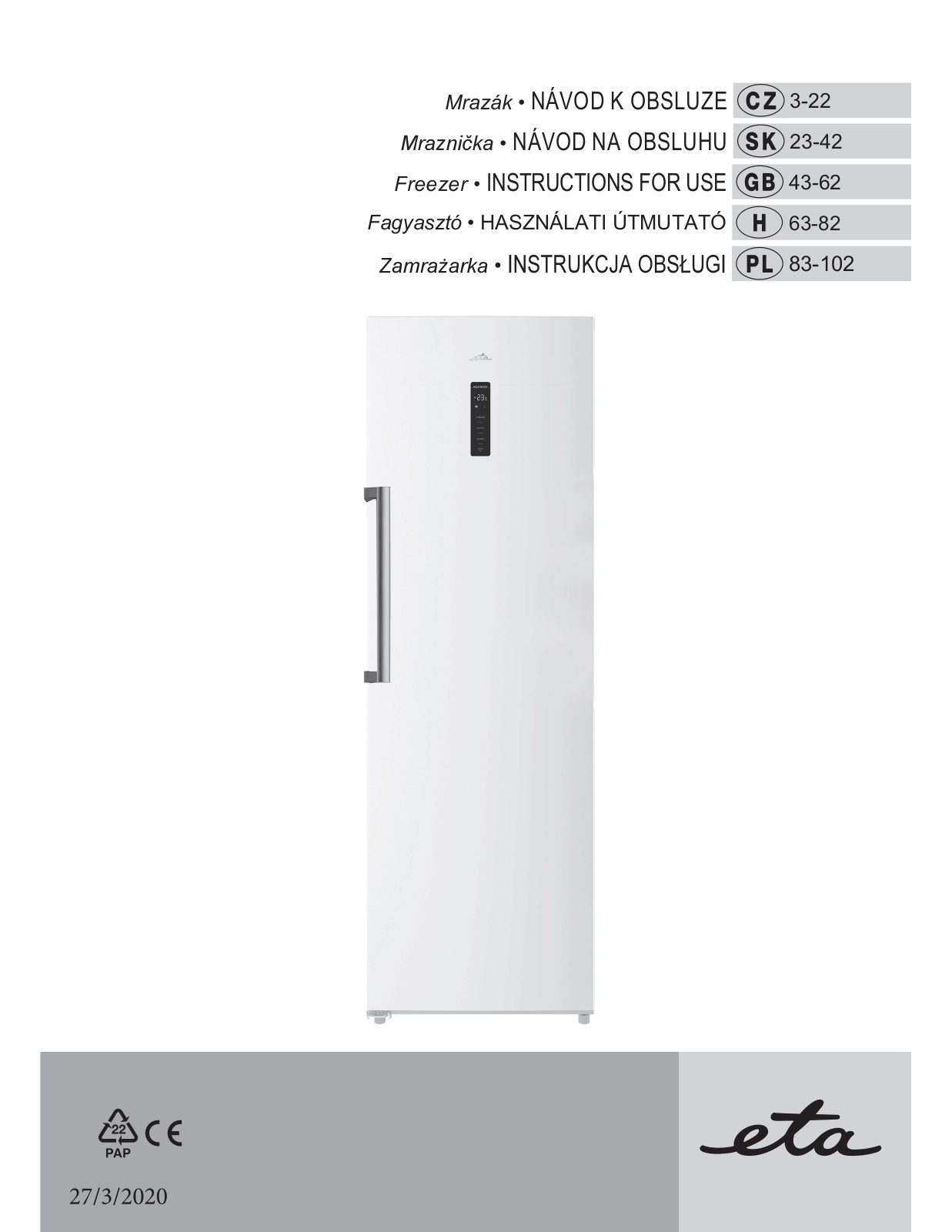 ETA 254590000E User Manual