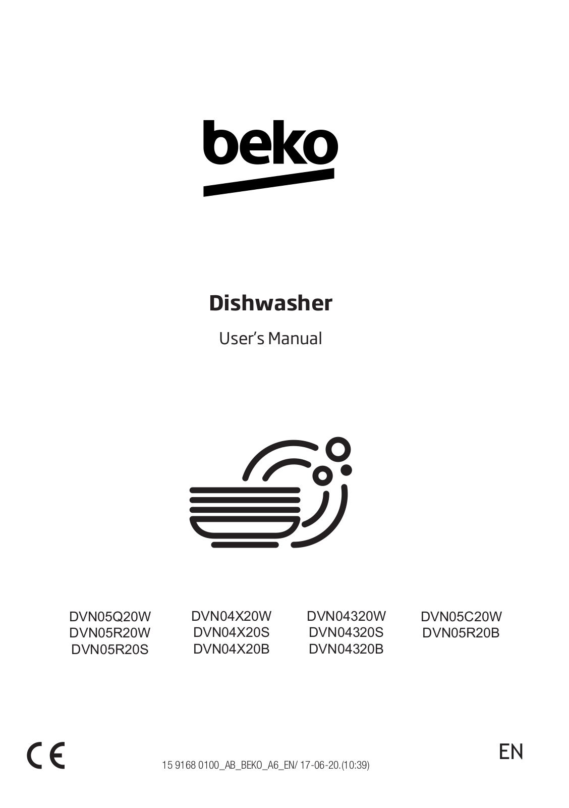Beko beko Dishwasher DVN0* User Manual
