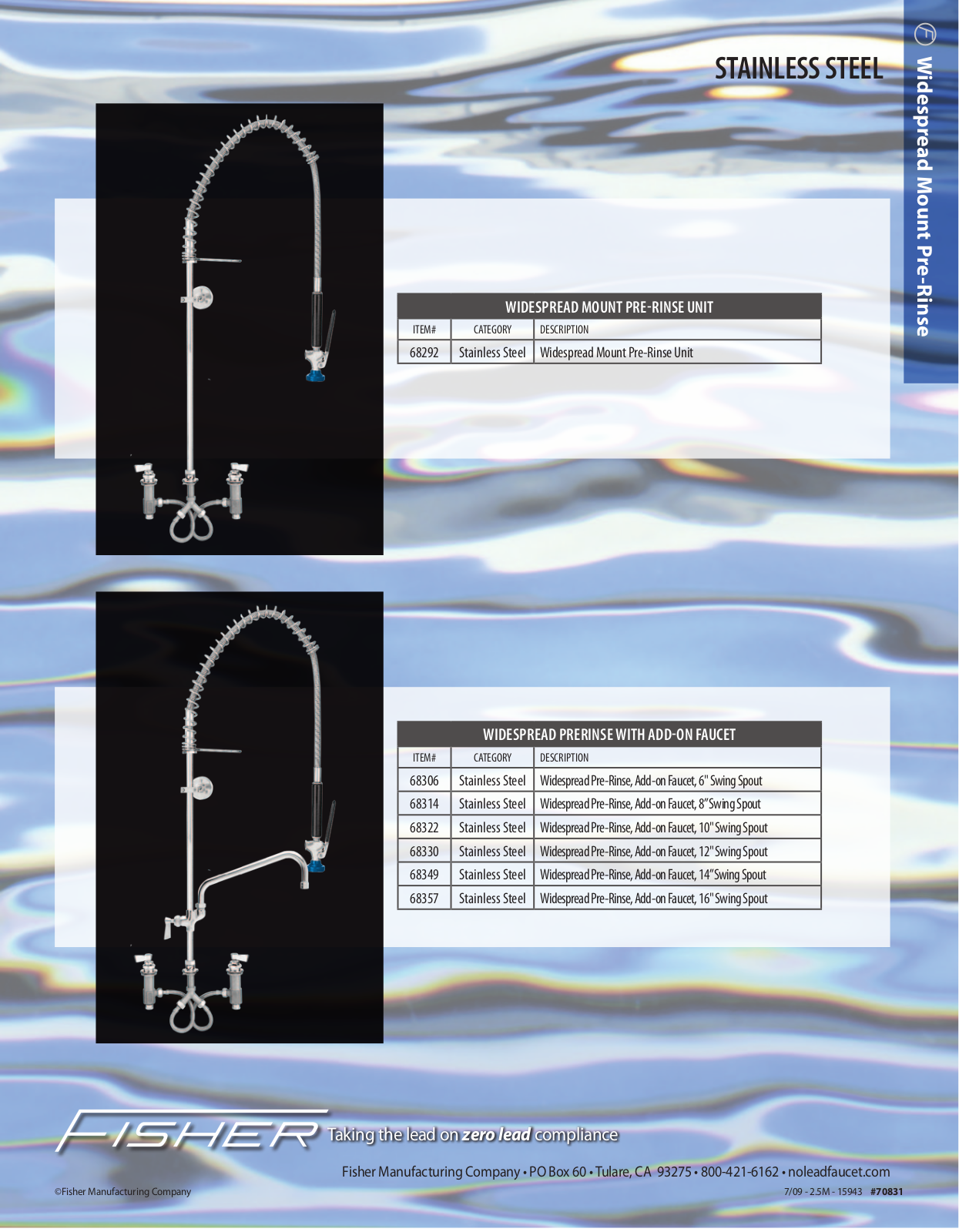 Fisher Manufacturing 68349 User Manual