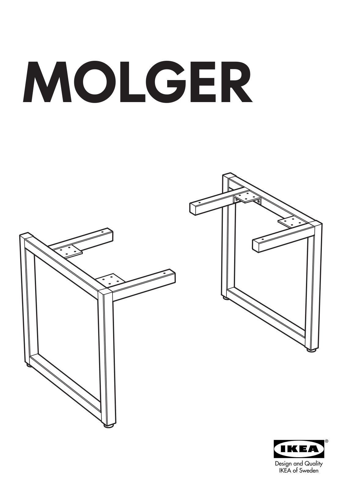 IKEA MOLGER RUNNERS Assembly Instruction