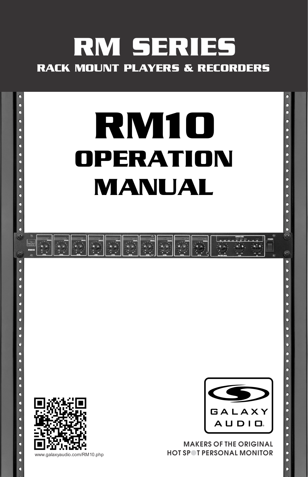 Galaxy Audio RM10 User Manual