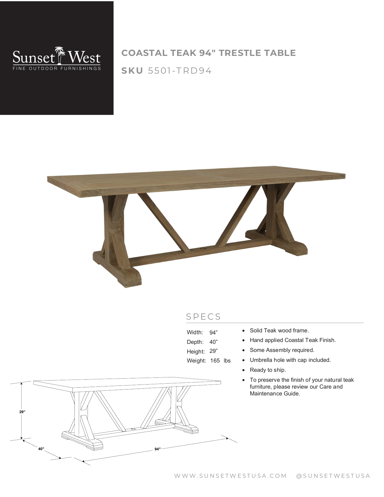Joss & Main XSW10097 Specifications - ManualMachine.com