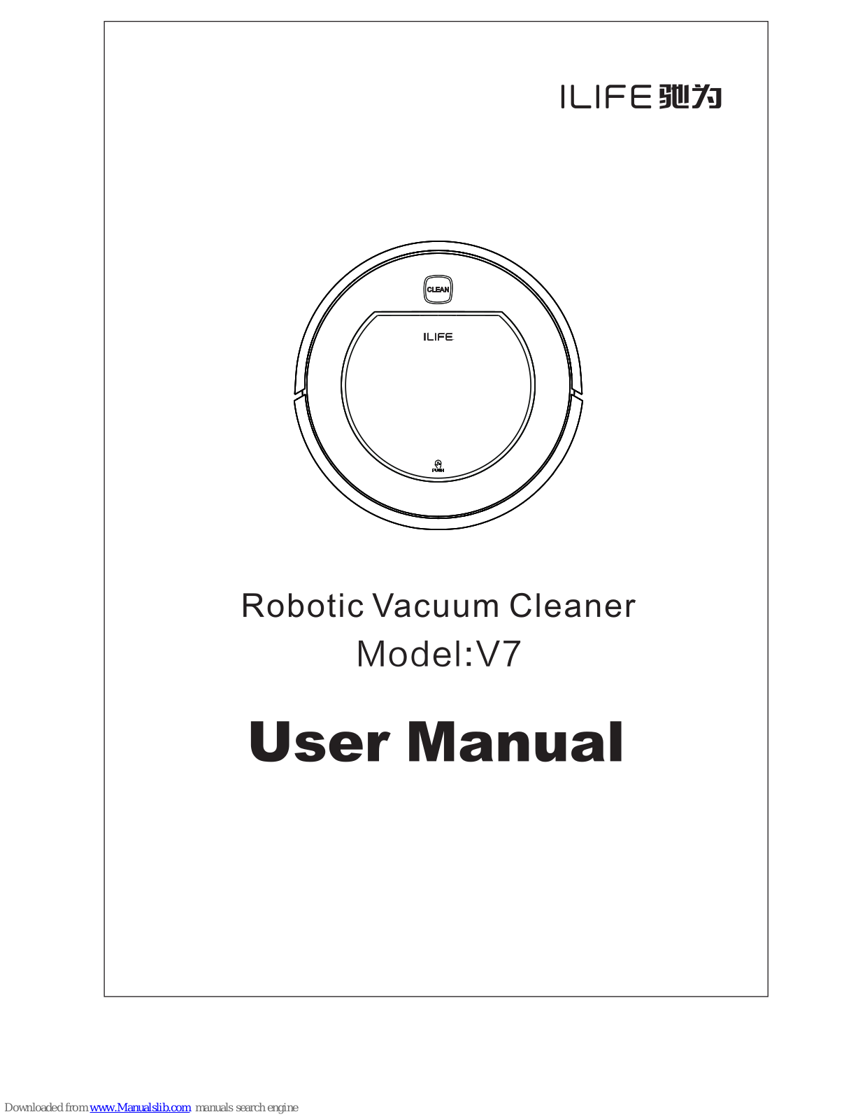 Ilife V7 User Manual