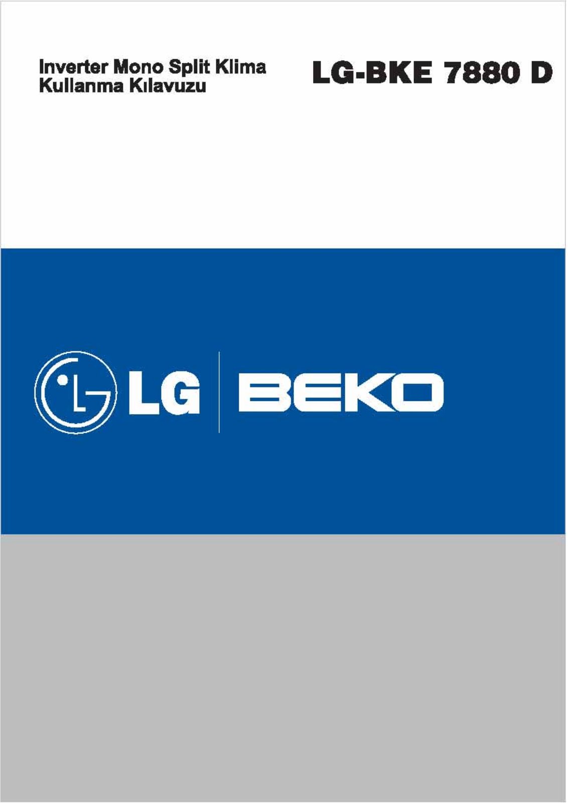 Beko LG-BKE 7880 D User Manual