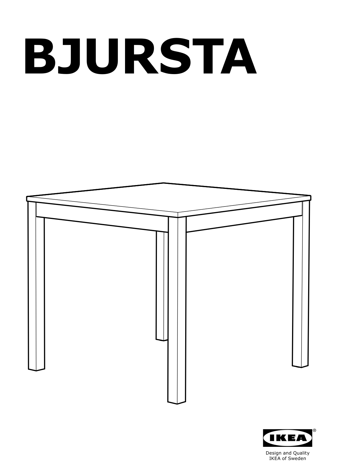 Ikea S09129659, 10152724 Assembly instructions