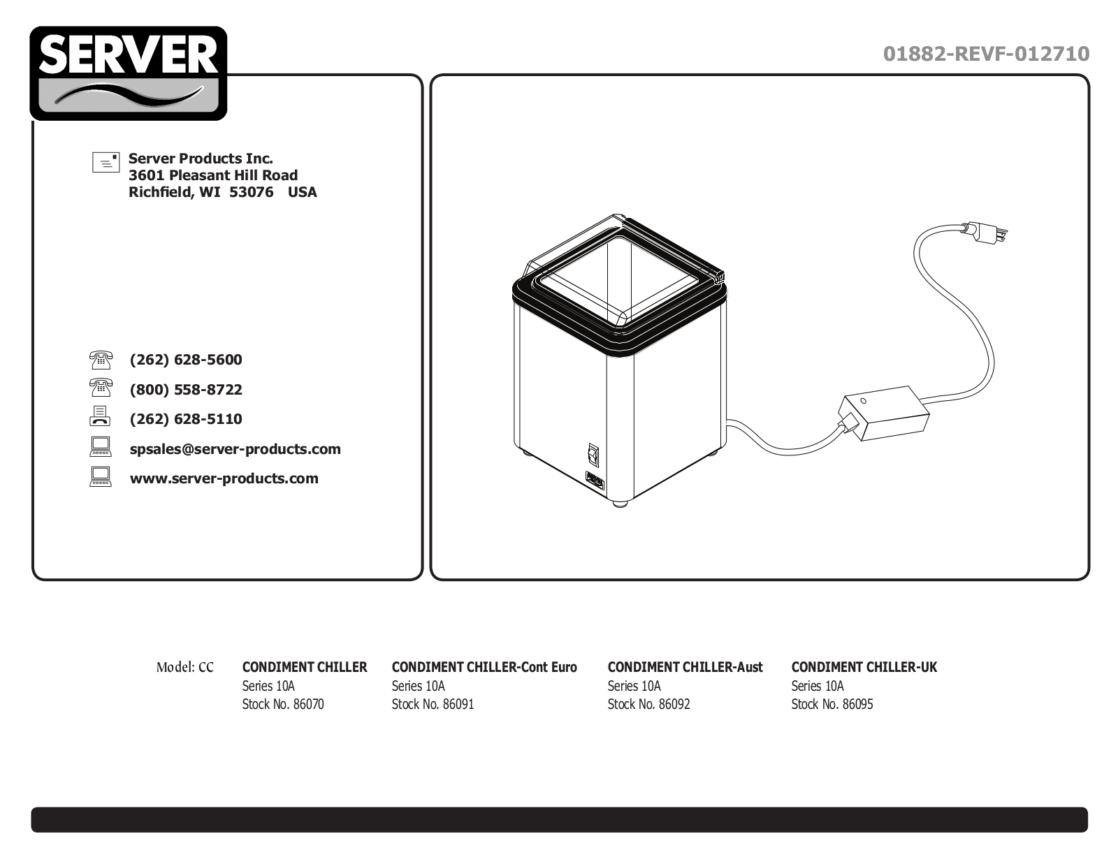 Server Products 86063 User Manual