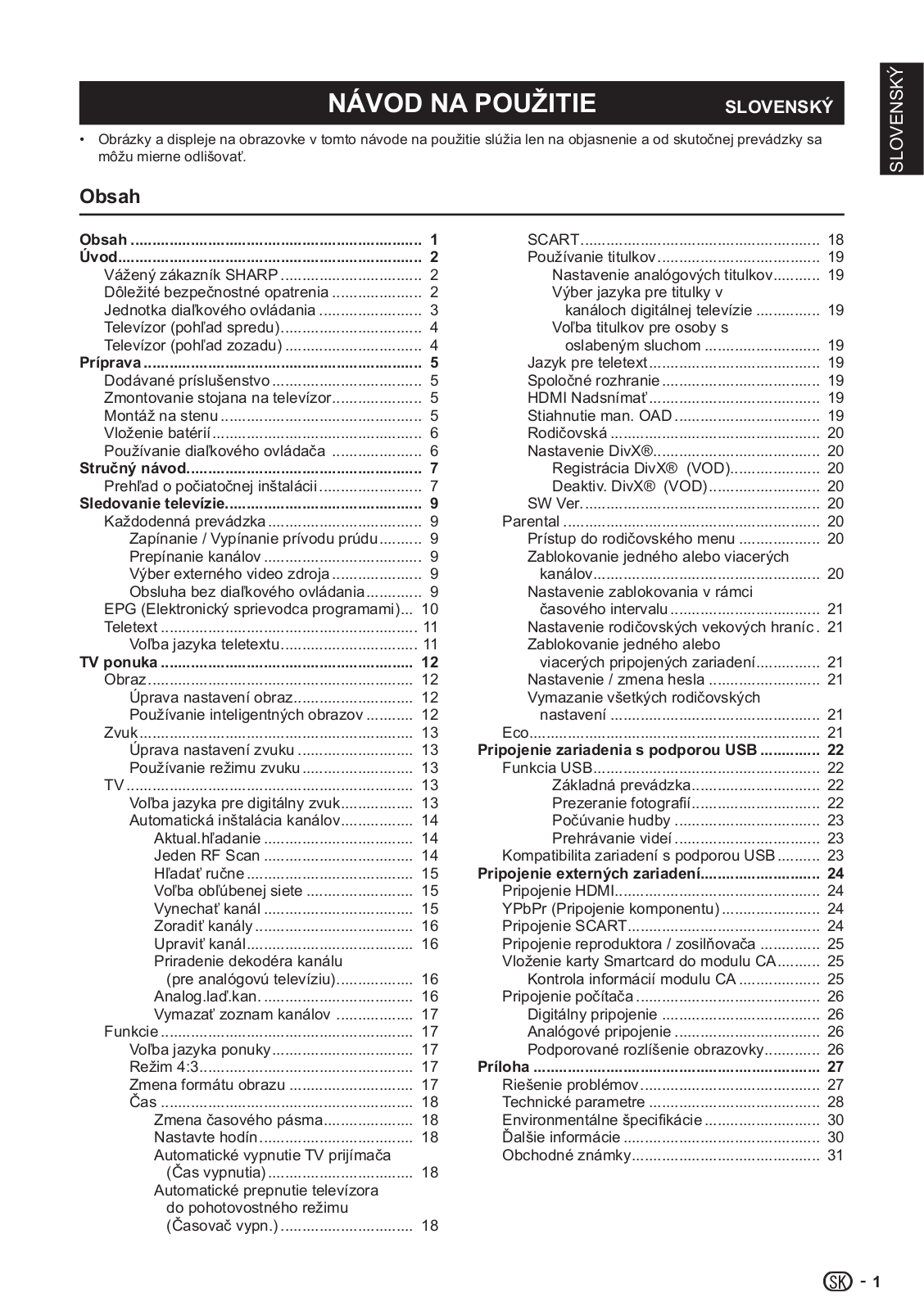 Sharp LC-37LE320E, LC-19LE320E, LC-42LE320E, LC-26LE320E User Manual