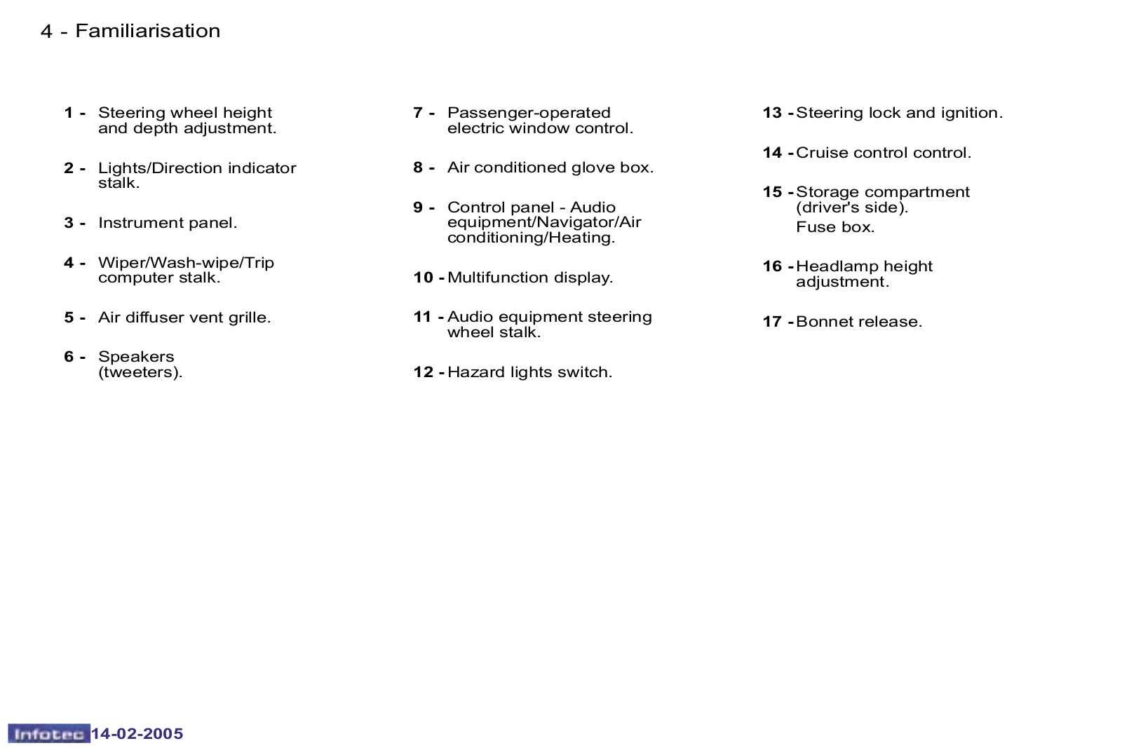 Peugeot 407 Dag       2005 Owner's Manual