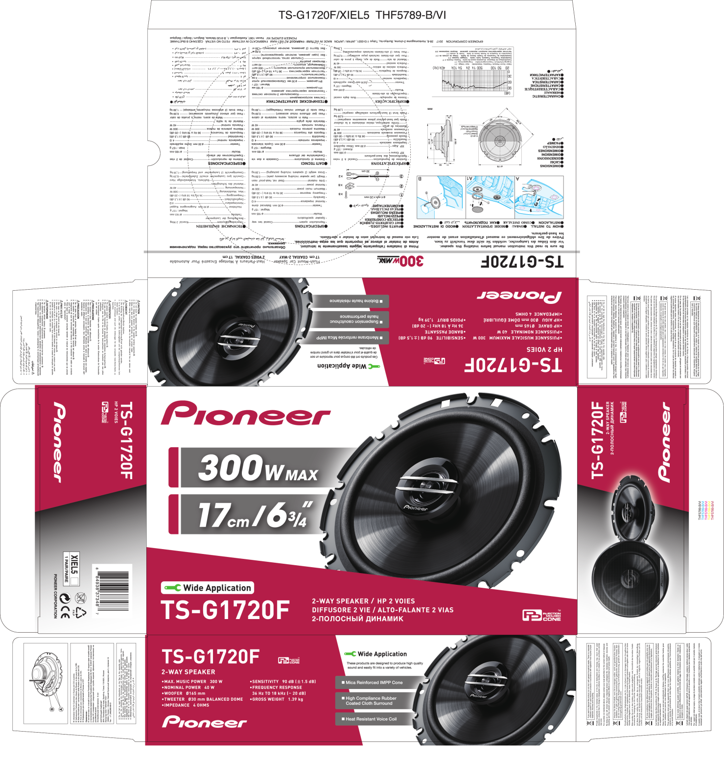 Pioneer TS-G1720F User Manual