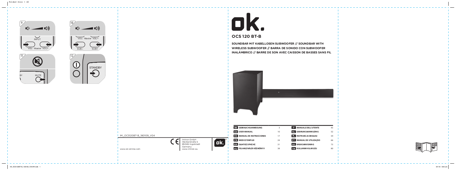 OK. OCS 120 BT-B User guide - ManualMachine.com