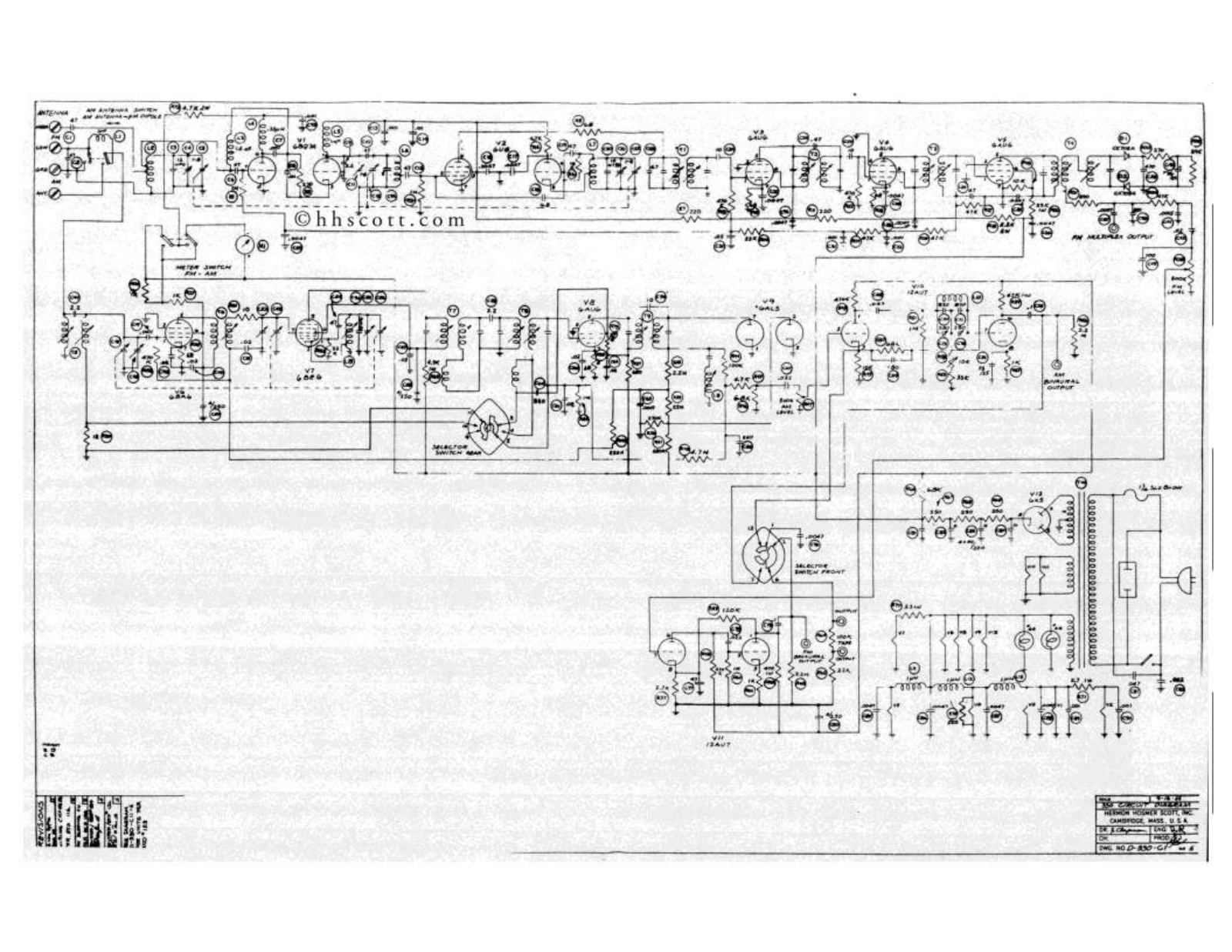 HH Scott 330 schematic