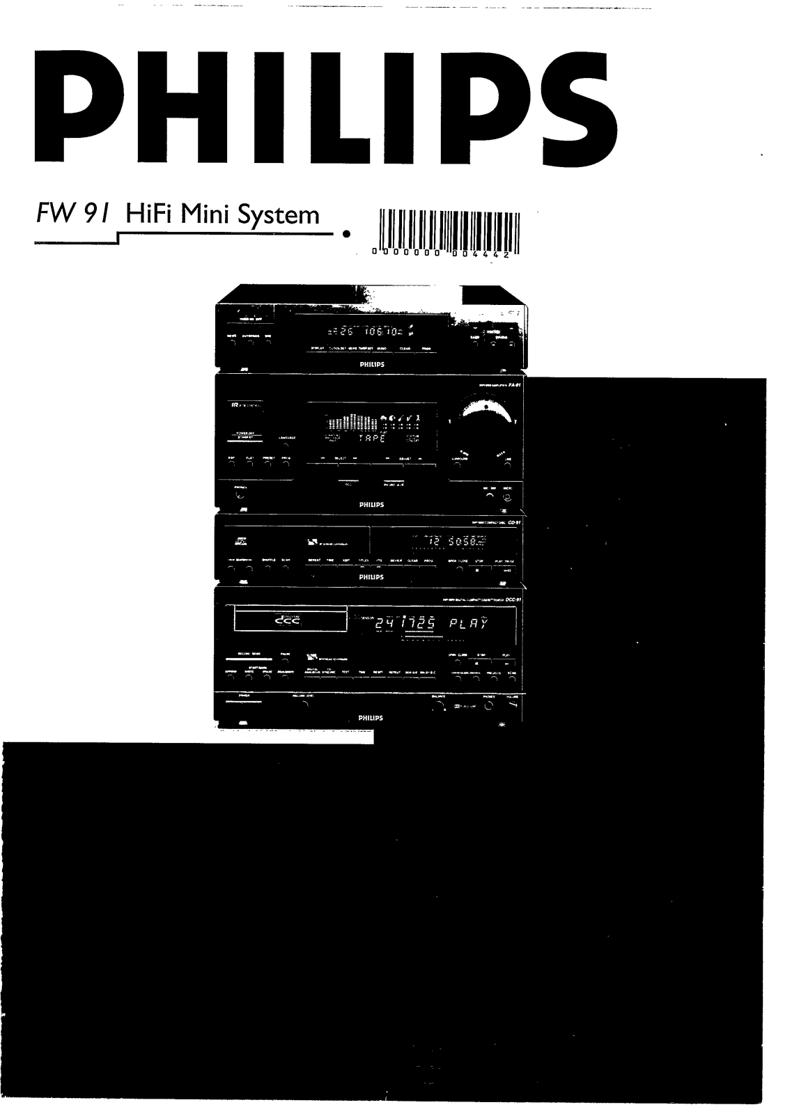 Philips FW91/25, FW91/22, FW91 User Manual