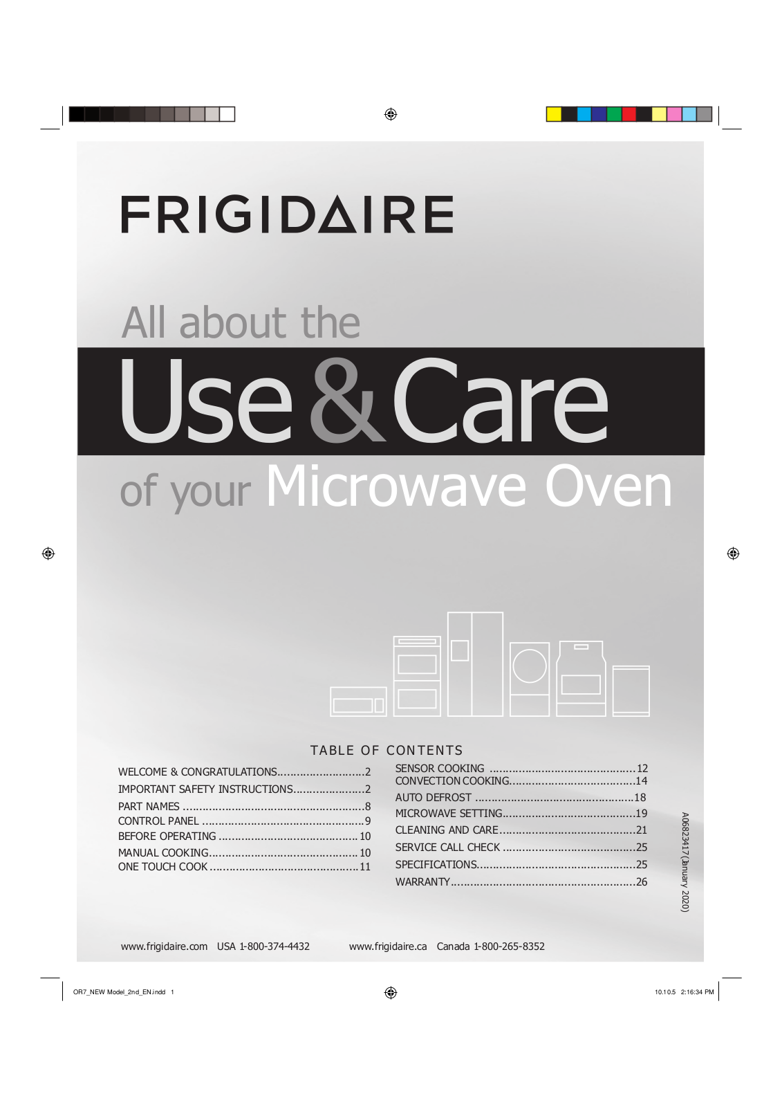 Frigidaire FGBM15WCVF Maintance Manual