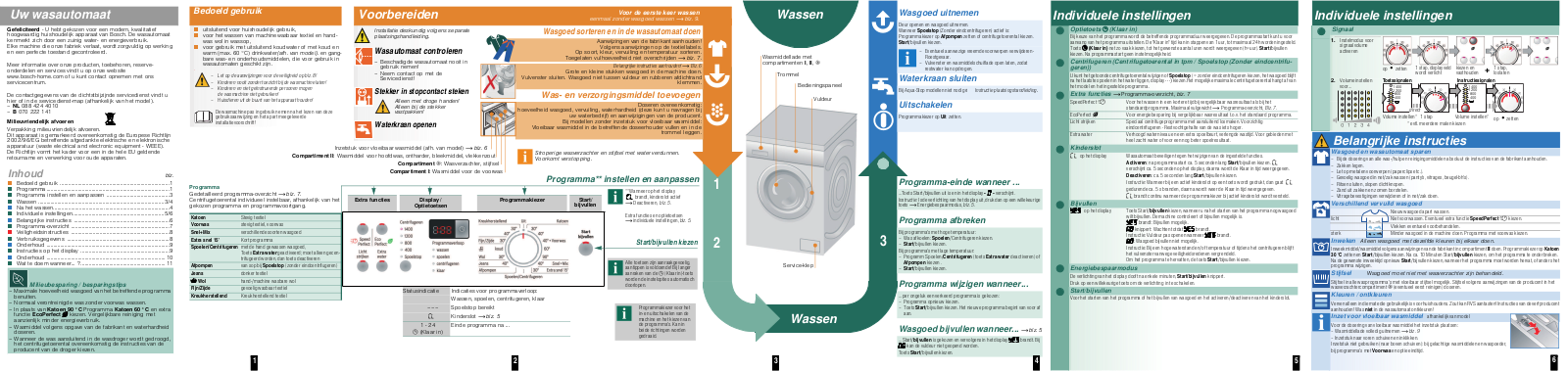 Bosch WAQ28390NL User manual