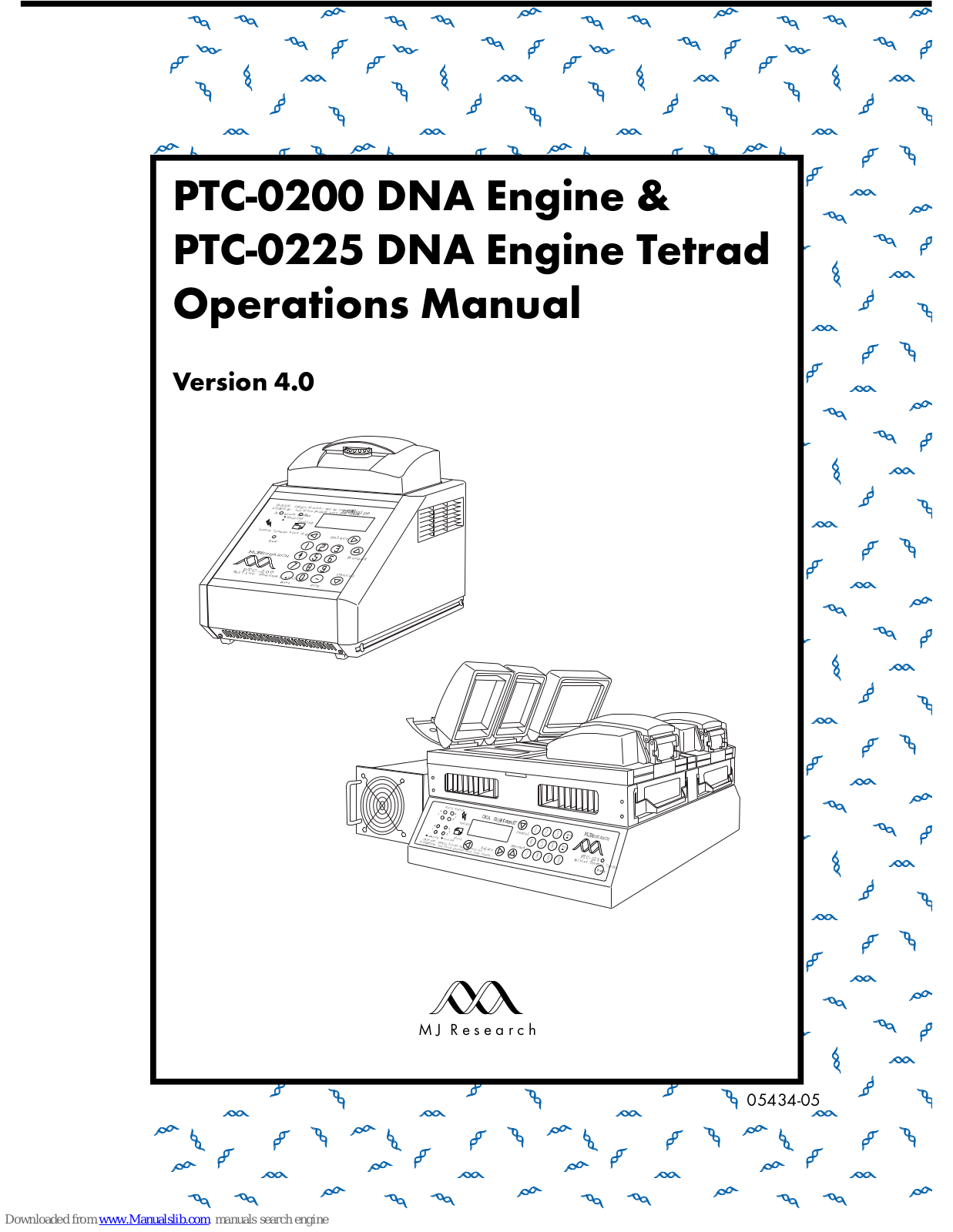 MJ Research PTC-0200, PTC-0225 Operation Manual