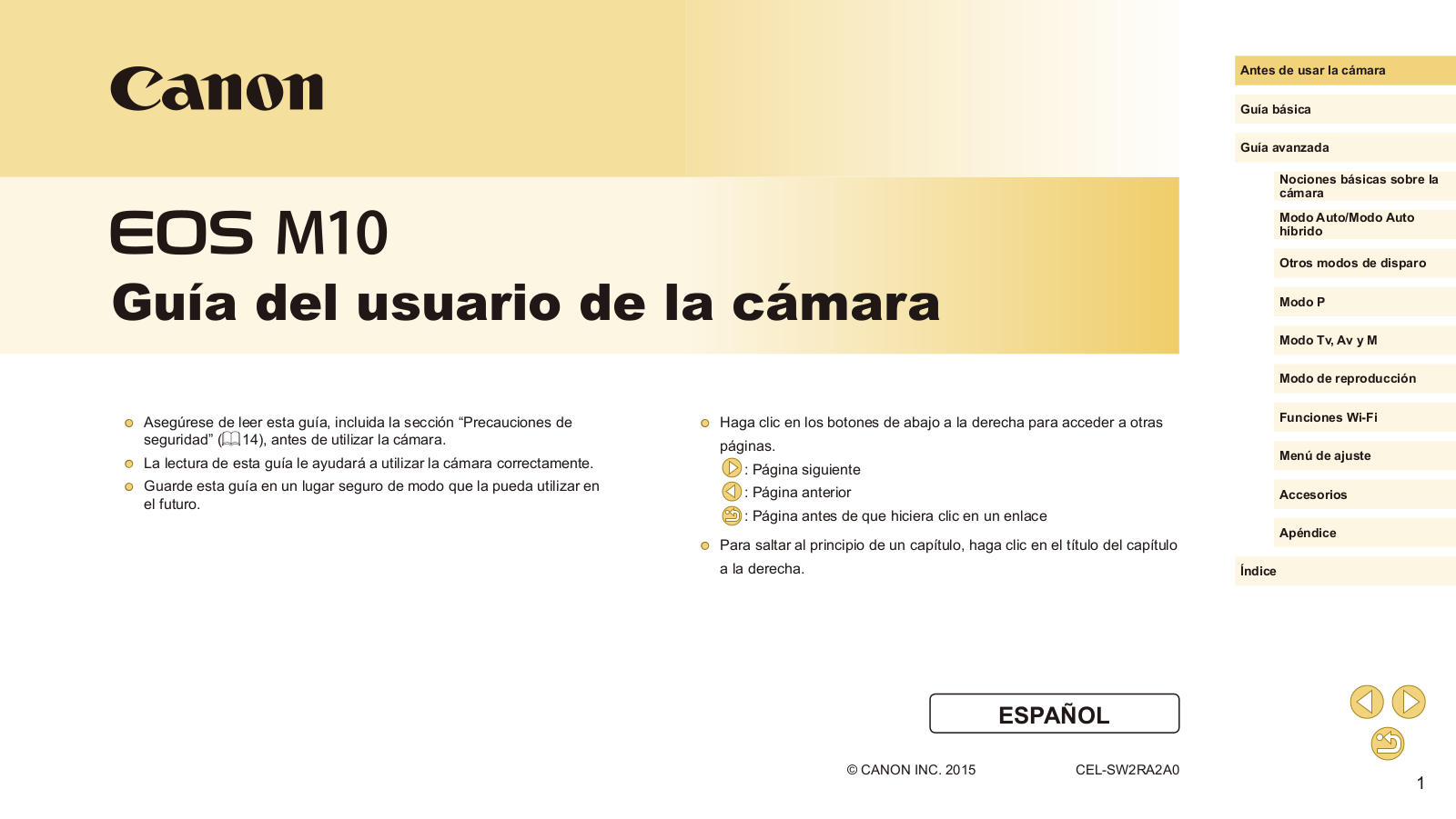 Canon EOS M10 User Manual