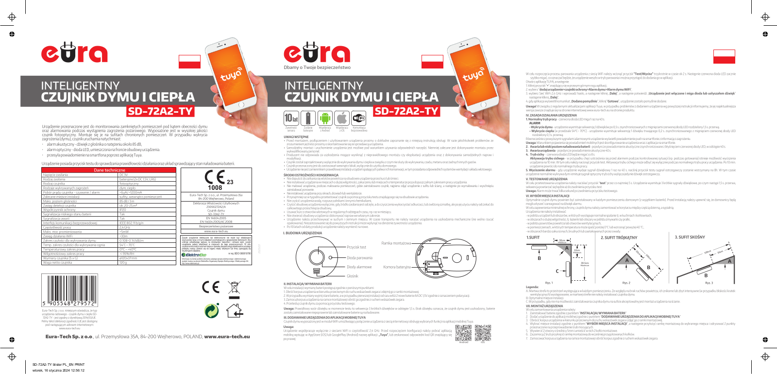 EURA SD-72A2-TY User guide - ManualMachine.com