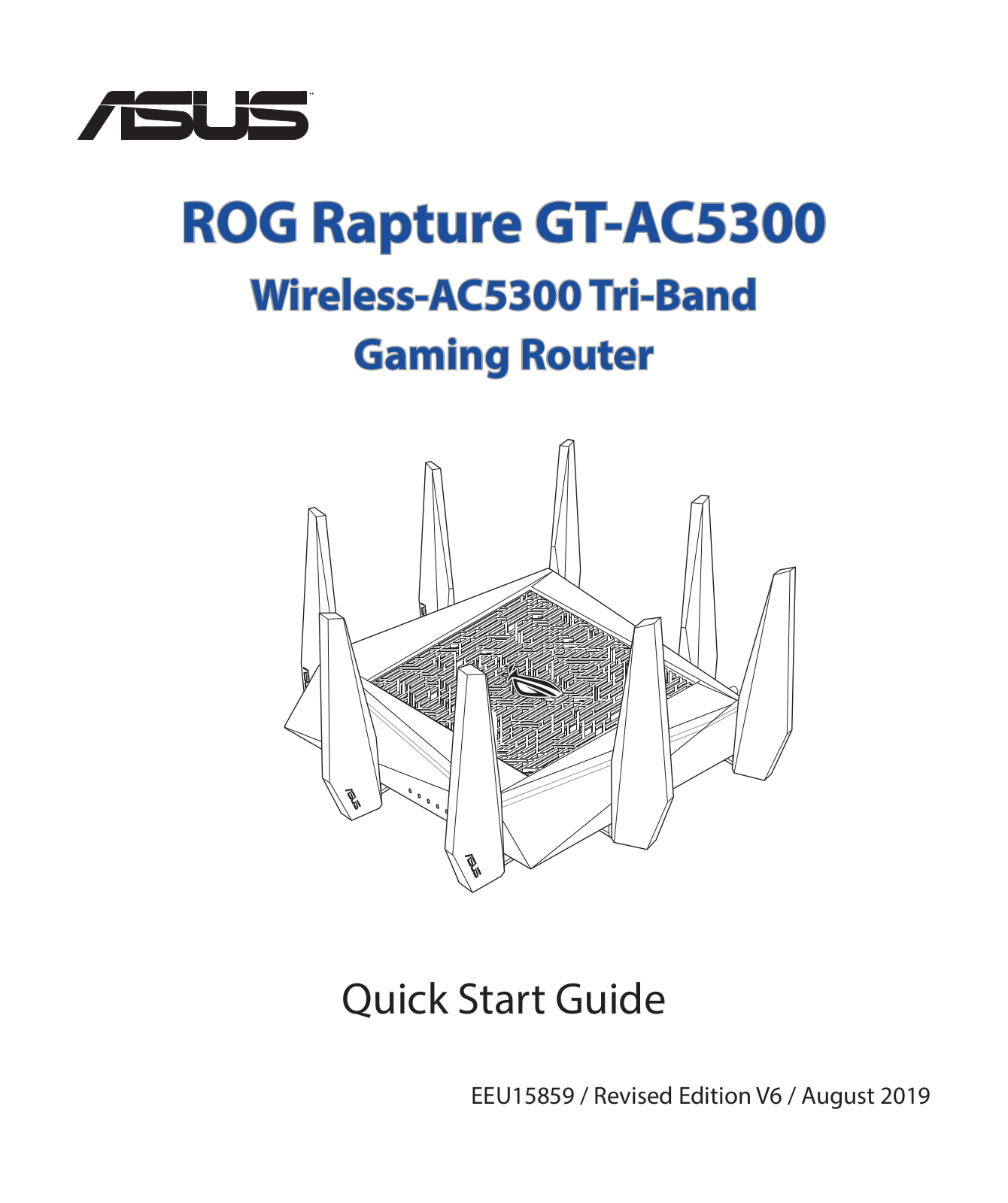 Asus GT-AC5300 Quick Installation Guide