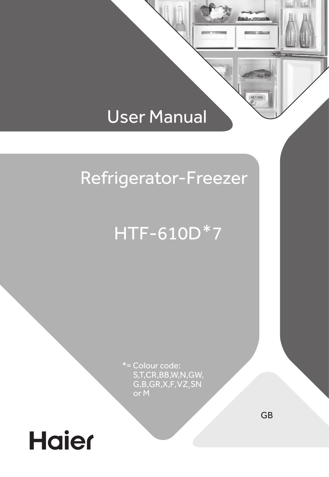 HAIER HTF-610DSN7 User Manual