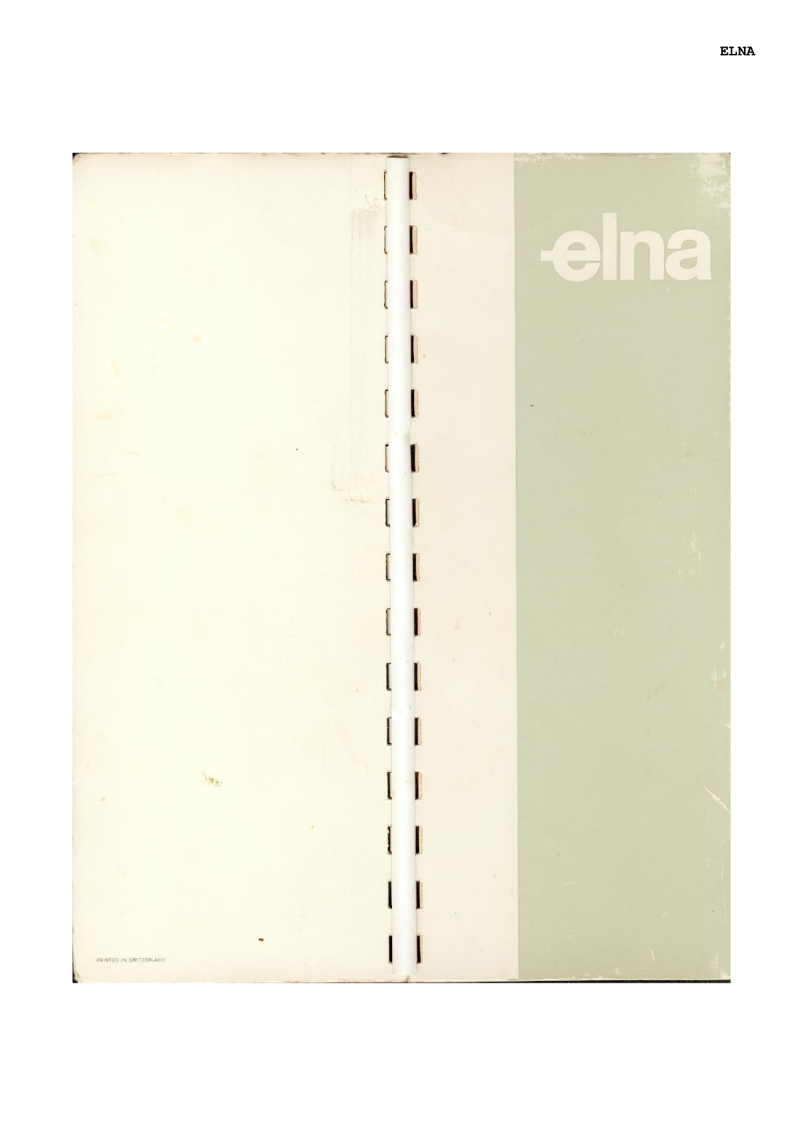 Elna PLANA User Manual