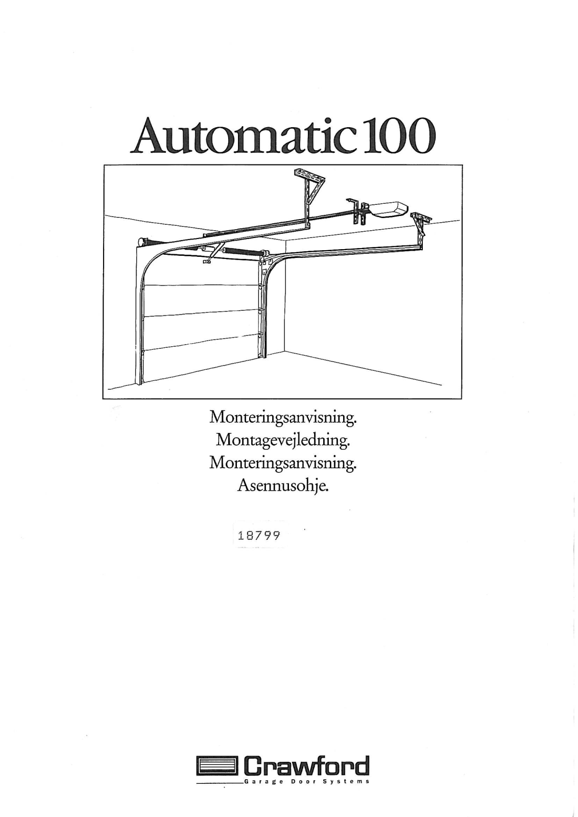 Crawford AUTOMATIC 100 Installation Manual - ManualMachine.com