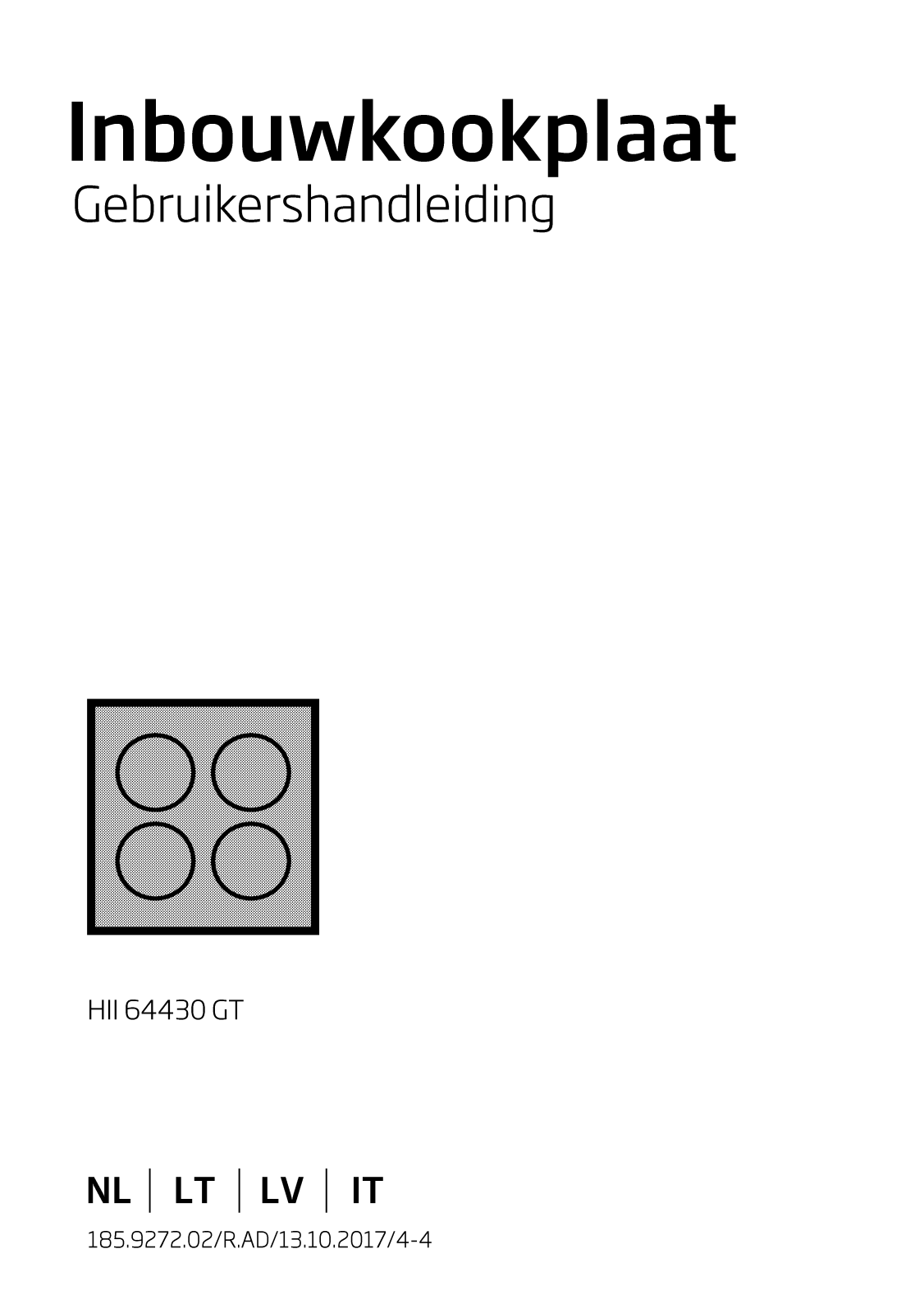 Beko HII64430GT User manual