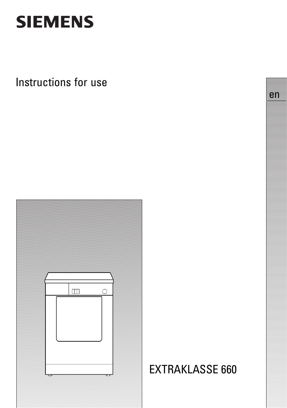 Siemens WT66080 Operating  Instructions