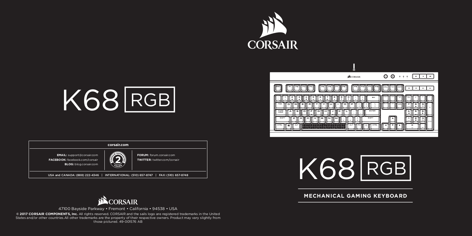 Corsair CH-9102010-UK User Manual